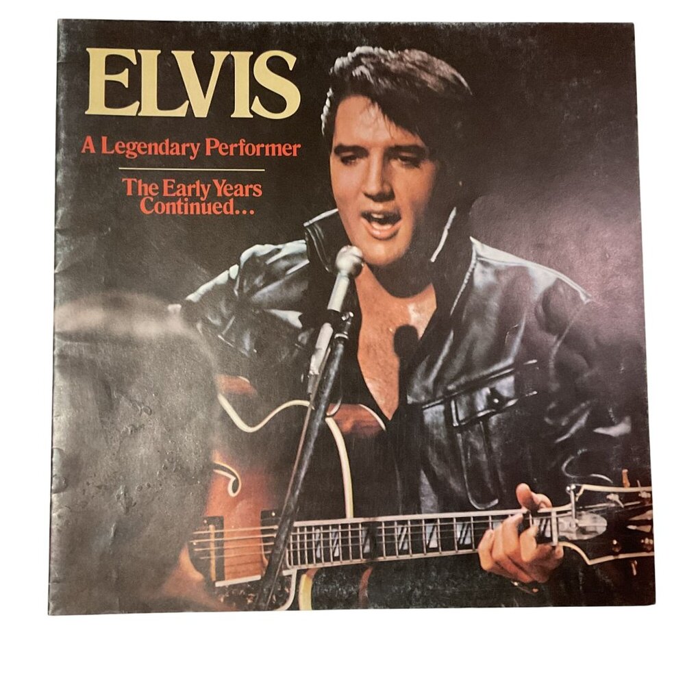 Elvis Presley - A Legendary Performer Booklet 1976 RCA 11.25" x 11.25"